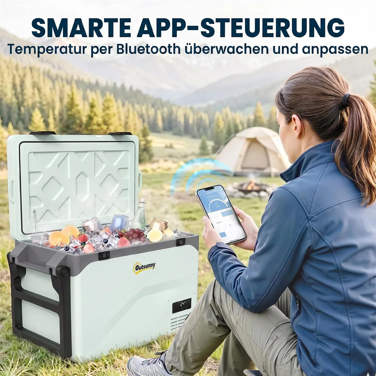 42,5 L Kompressor Kühlbox Leise elektrisch Mini… — Ansicht 4