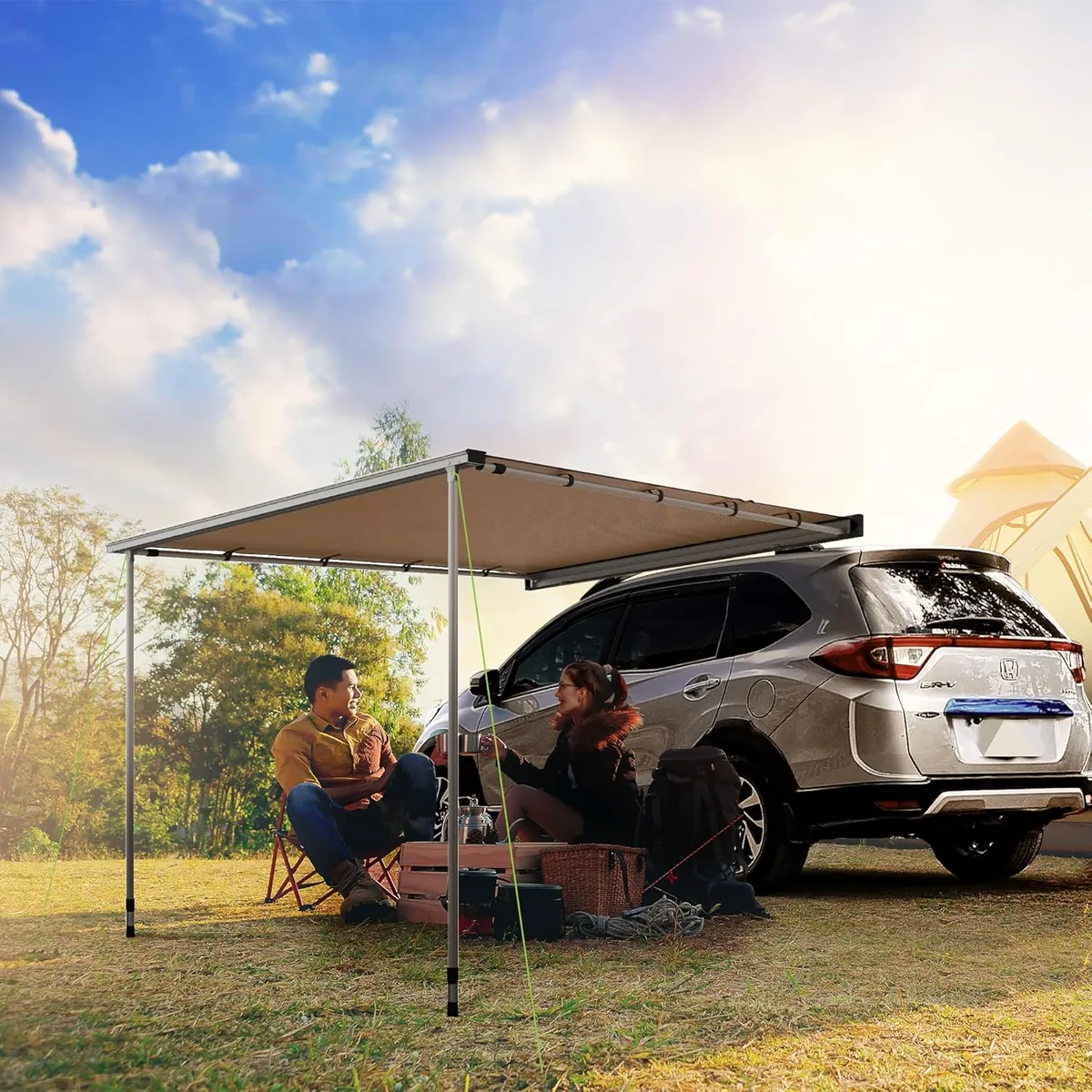 Auto Markise 160 x 250 cm ausziehbar Wasserdicht… — Ansicht 2
