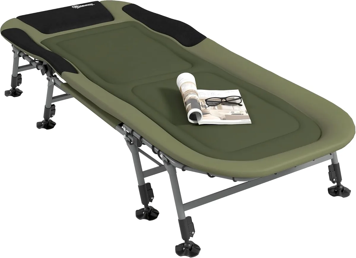 Campingbett Feldbett klappbar Reisebett verstellbar…