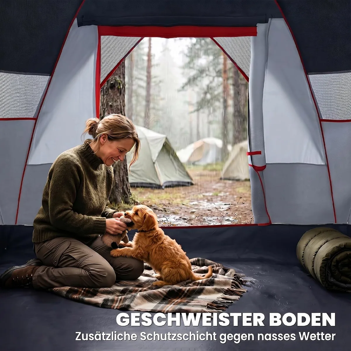 Campingzelt für 5 Personen stabil wasserdicht… — Ansicht 4