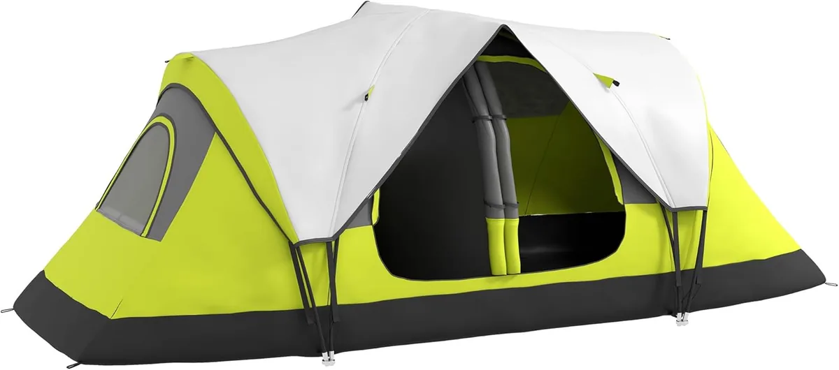 Campingzelt, Tunnelzelt für 3 Personen, mit Lichthaken…