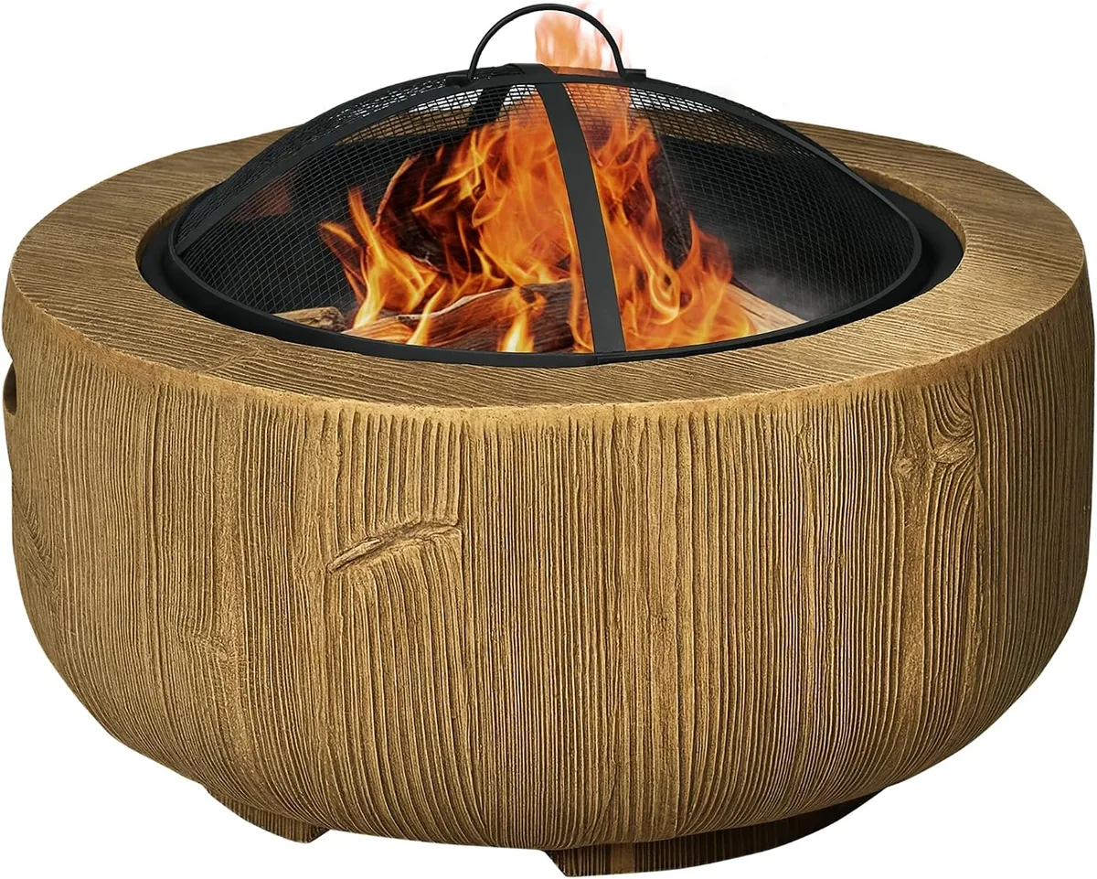 Feuerschale, Feuerstelle mit Deckel, Feuerkorb mit…
