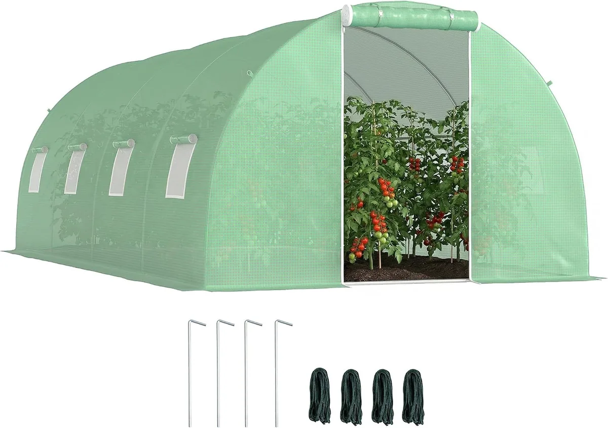 Foliengewächshaus begehbares Polytunnel 6 x 3 m…