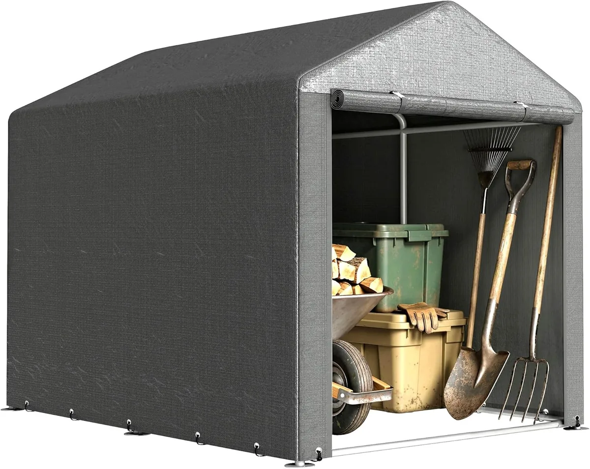 Garagenzelt, 1,6 x 2,18 x 1,72 m Lagerzelt mit UV-Schutz…