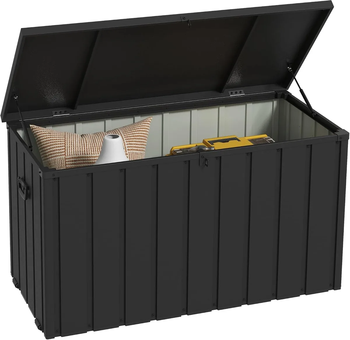 Gartenbox 450L Auflagenbox Truhe Aufbewahrungskiste mit…