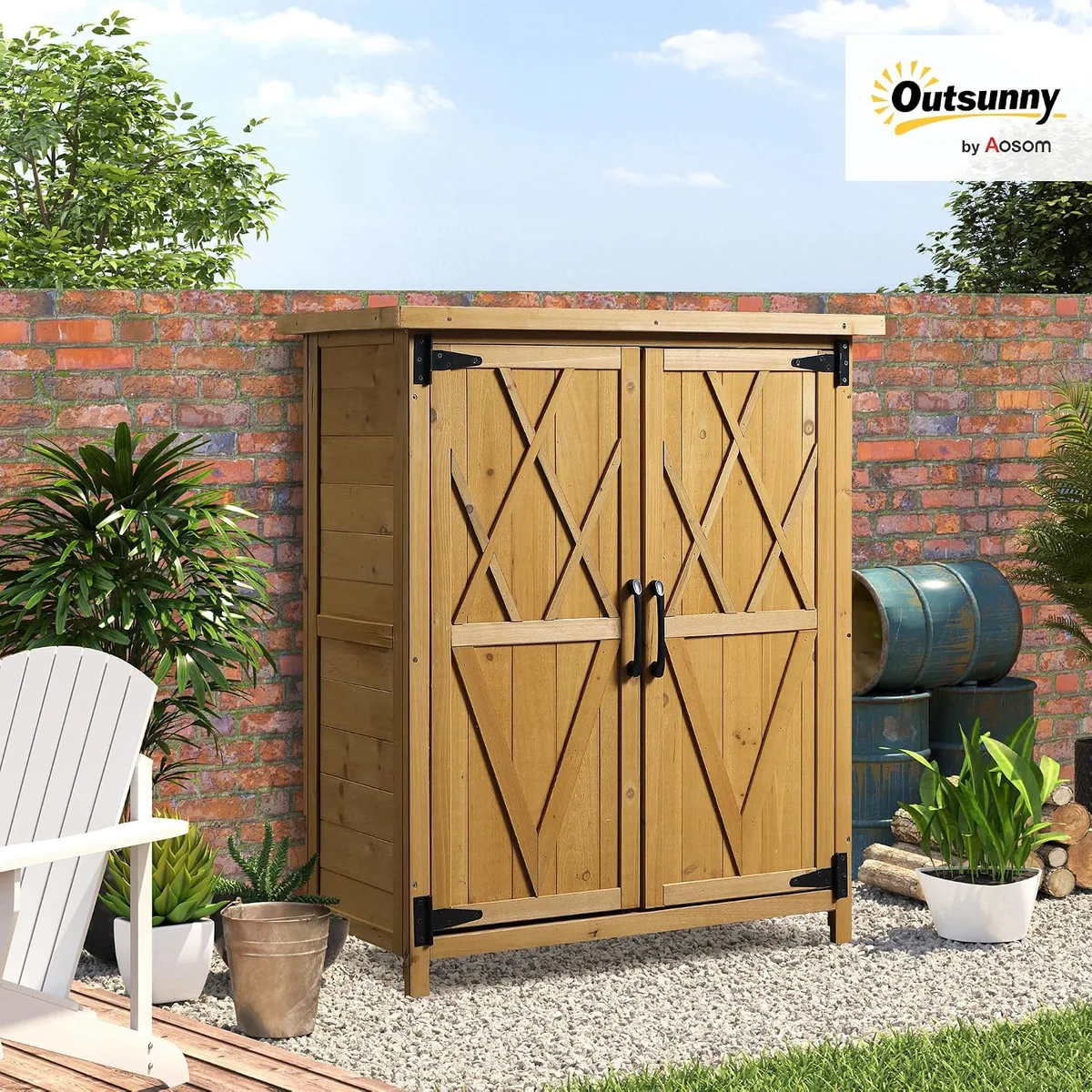 Gartenhaus Gartenschrank Outdoor auf Ständer ABM. 75L x… — Ansicht 2