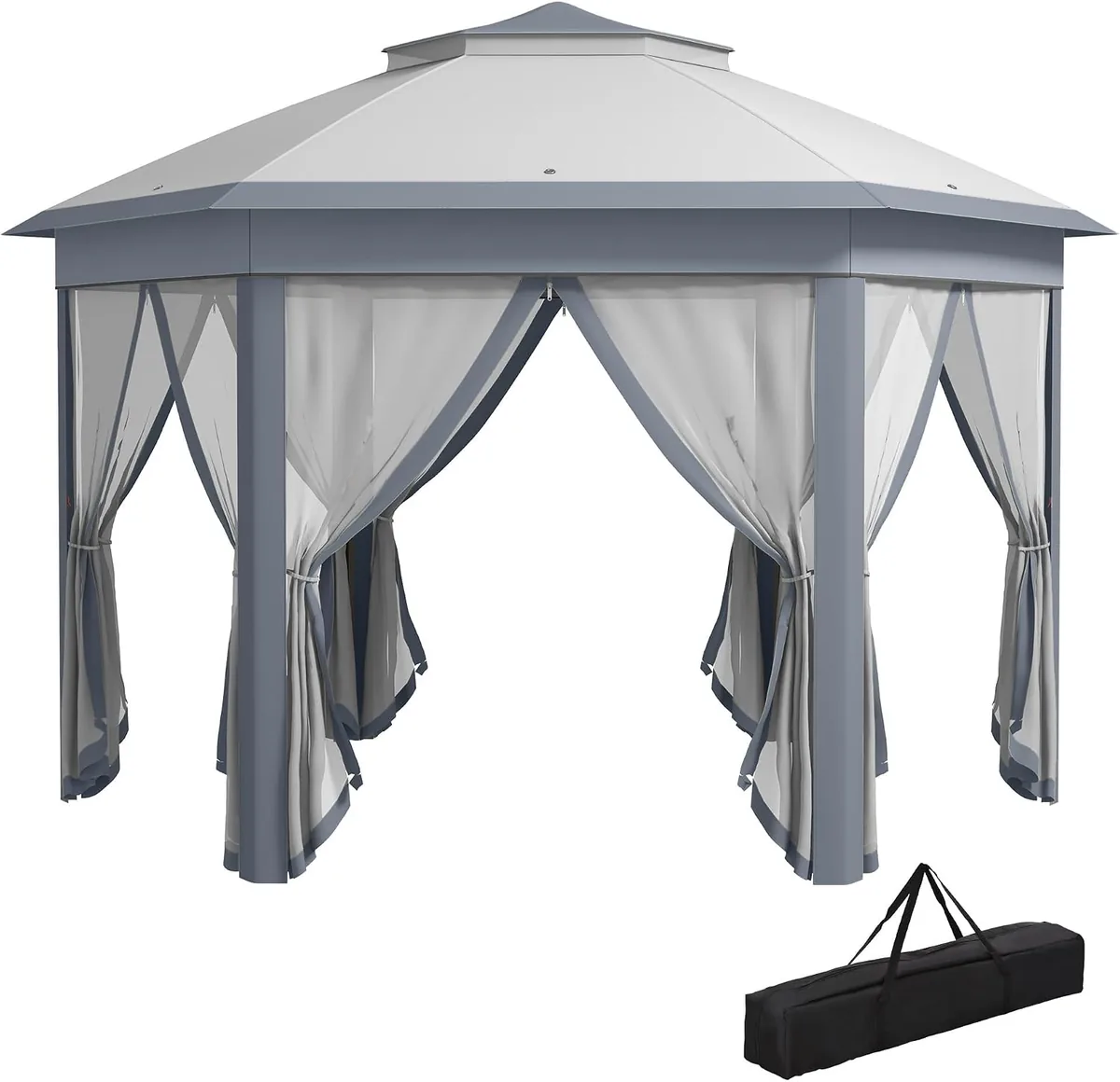 Gartenpavillon Faltpavillon 4 x 4 m Pop-Up-Zelt Partyzelt…