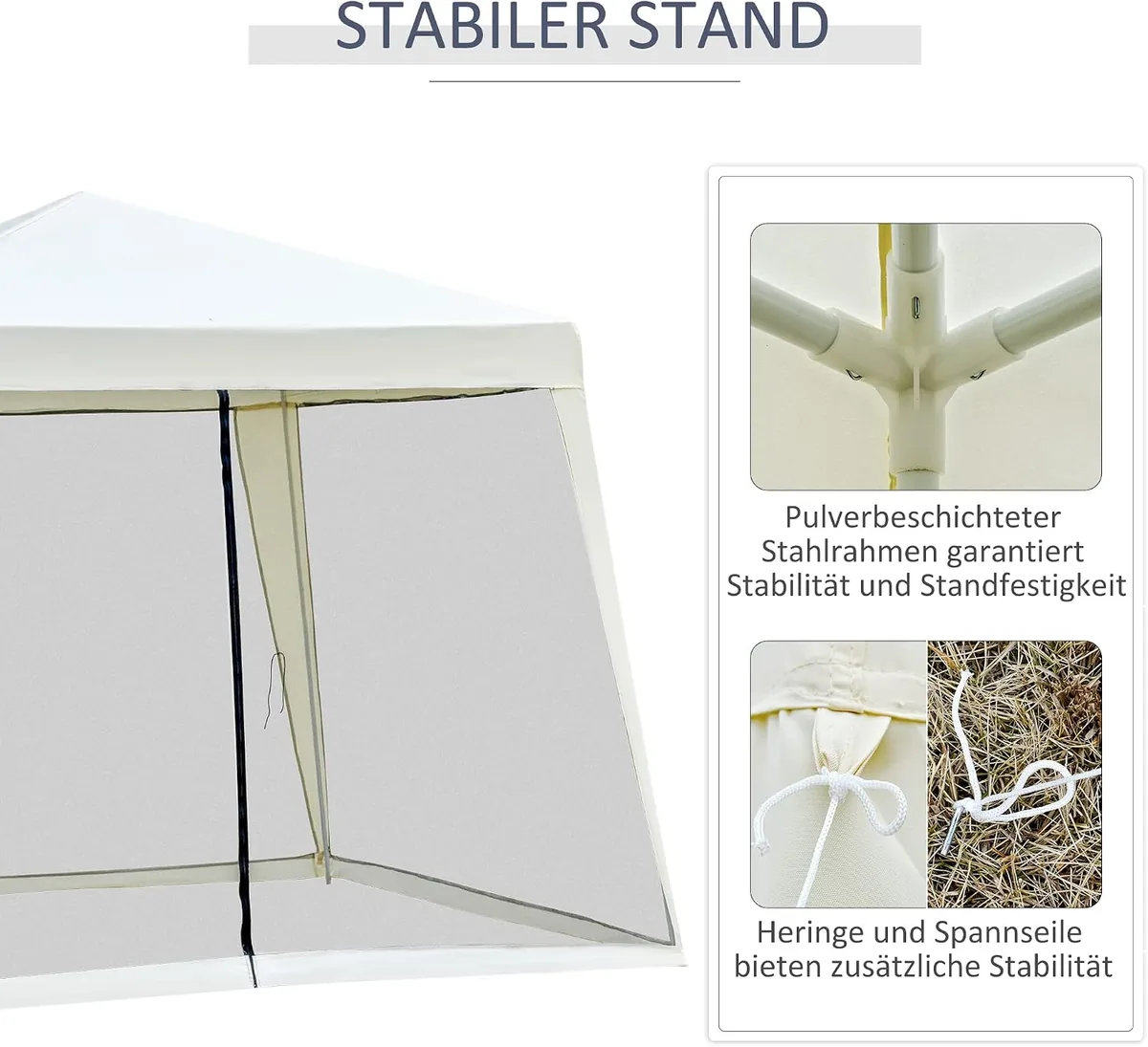 Gartenpavillon Pavillon Festzelt Partyzelt wetterfest… — Ansicht 4