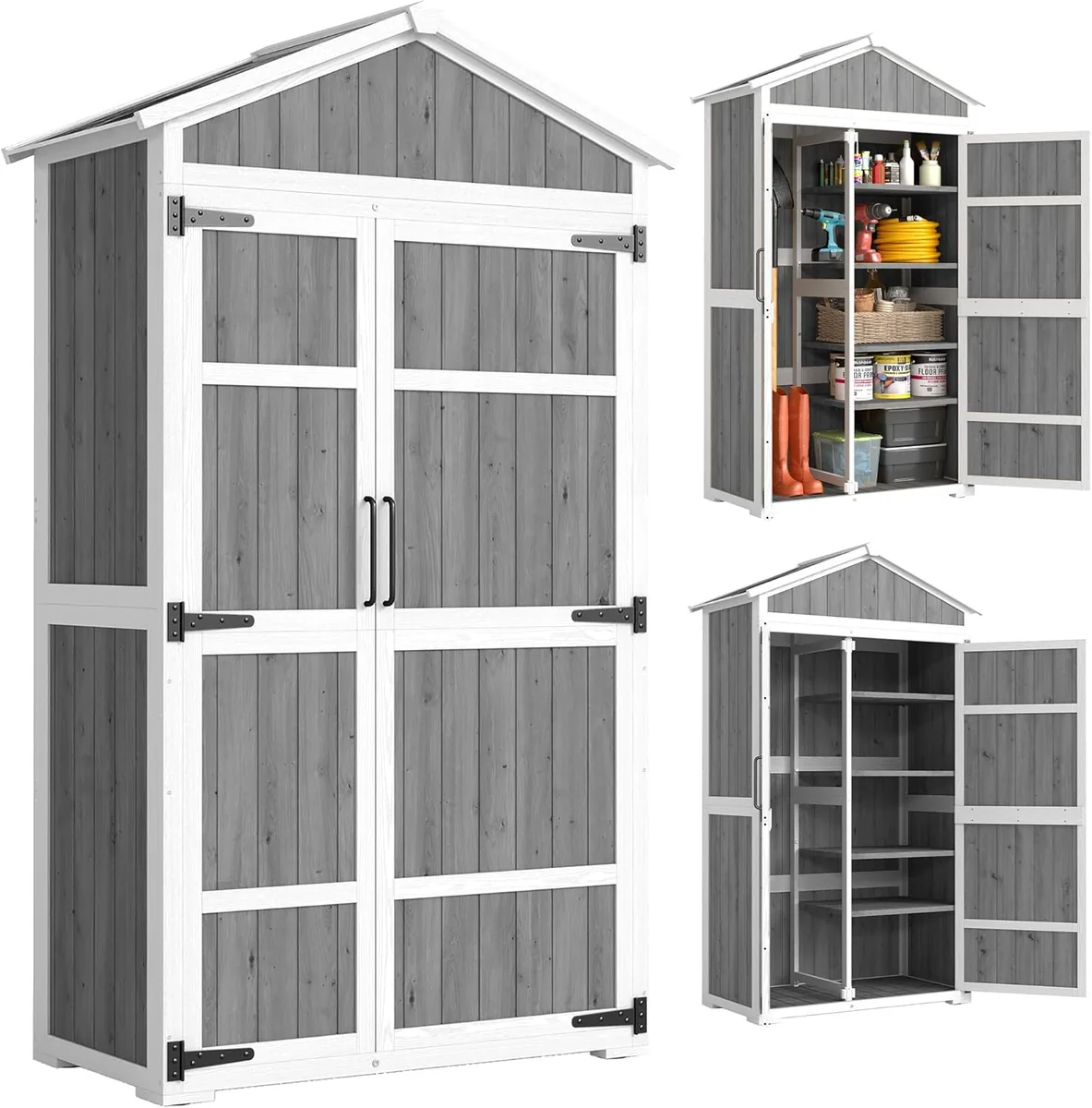 Gartenschrank aus Holz