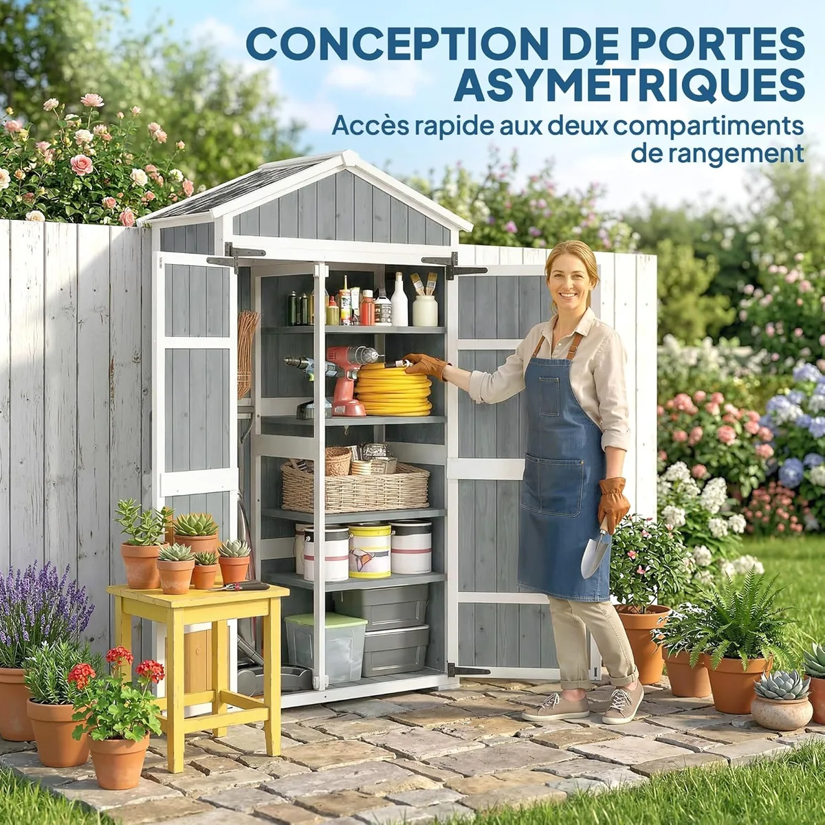 Gartenschrank aus Holz — Ansicht 4