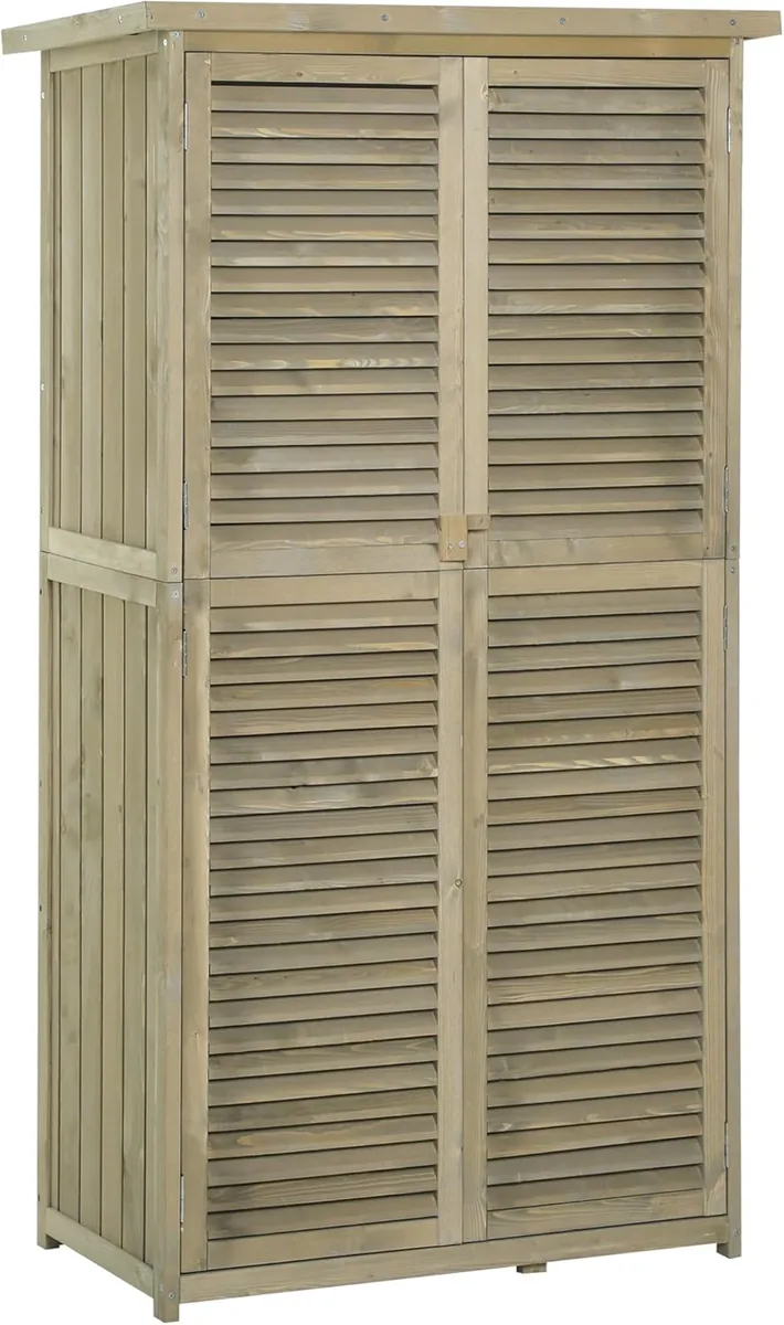 Gartenschrank Holz Geräteschuppen Gerätehaus mit…
