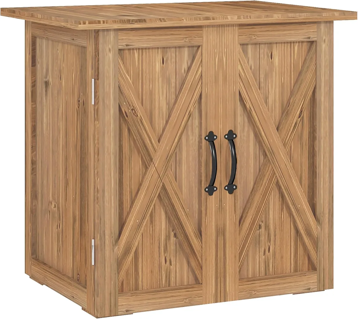 Gartenschuppen Holz, Holz-Geräteschrank, Outdoor…