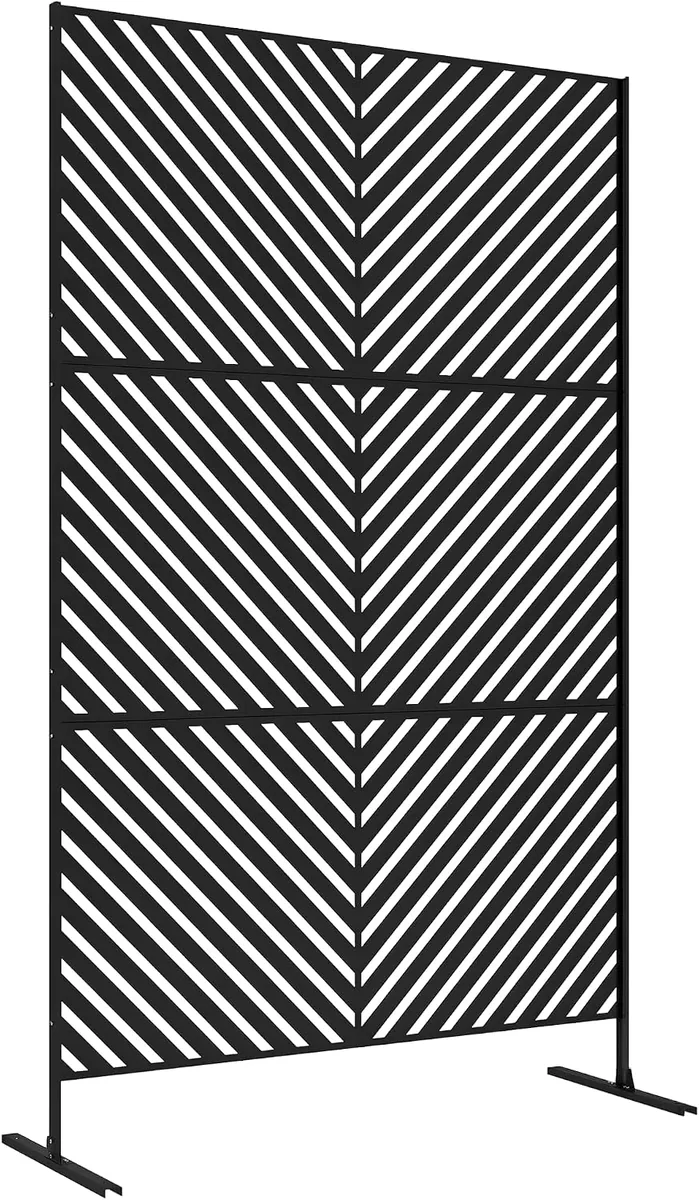 Gartensichtschutz mit Ständer, 122 x 198 cm Raumteiler…