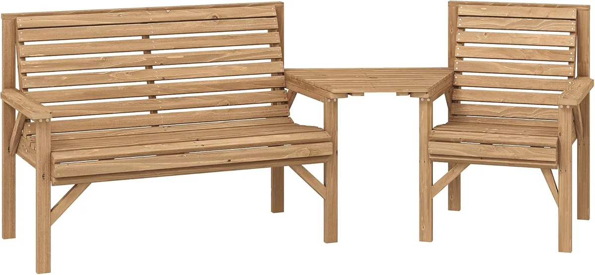 Gartenstühle 3er-Set, Balkonmöbel Set mit…