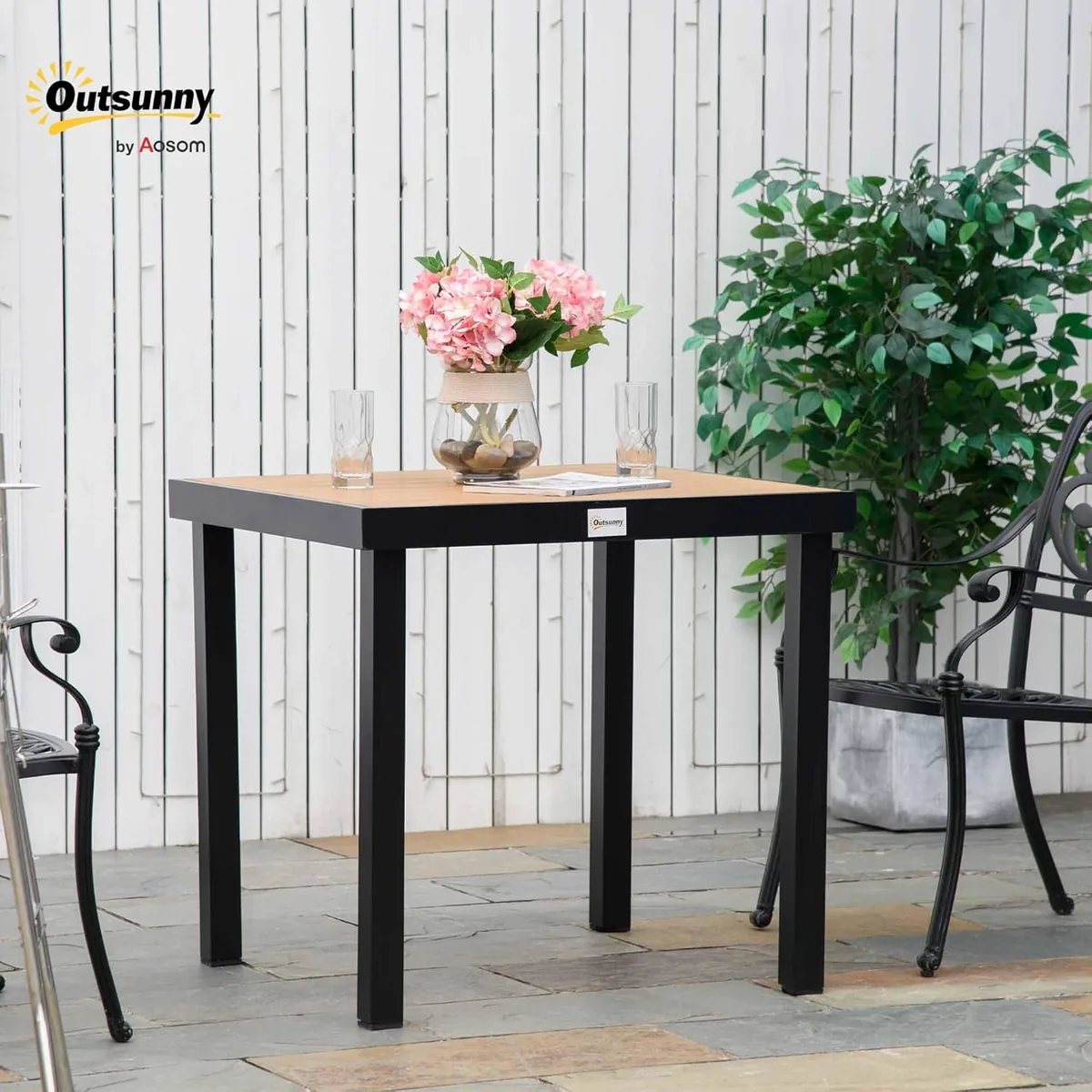 Gartentisch für 4 Personen Esstisch Aluminiumtisch… — Ansicht 2