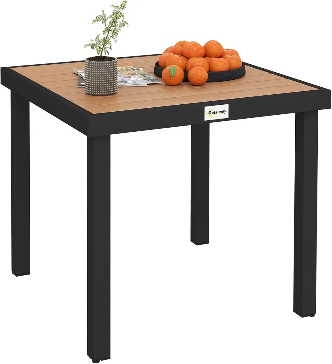 Gartentisch für 4 Personen Esstisch Aluminiumtisch…