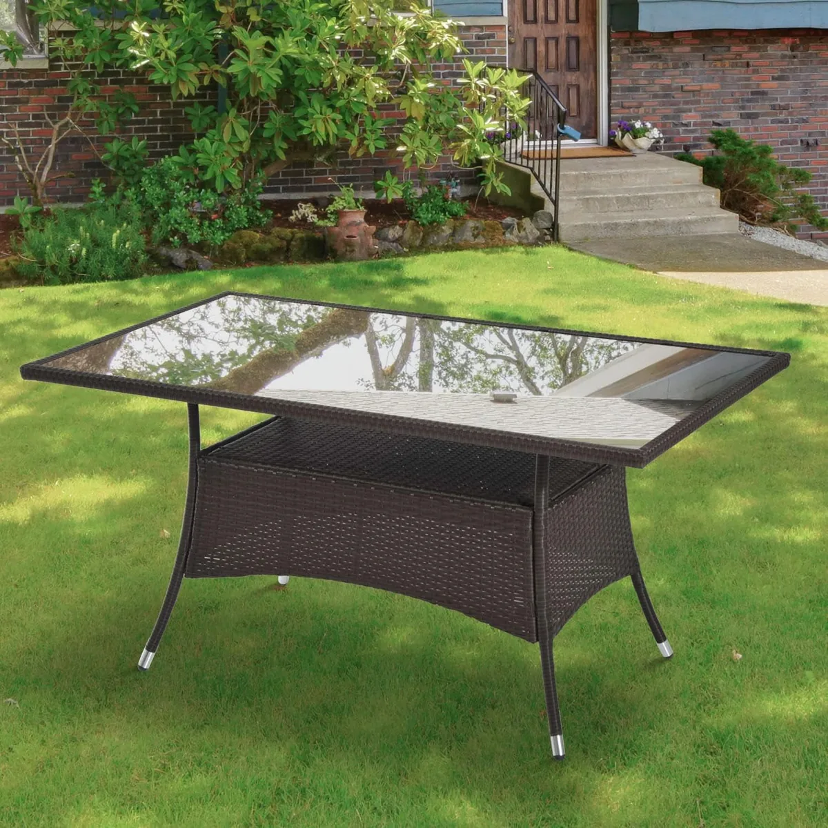 Gartentisch Glastisch Esstisch Gartenmöbel Tisch… — Ansicht 2
