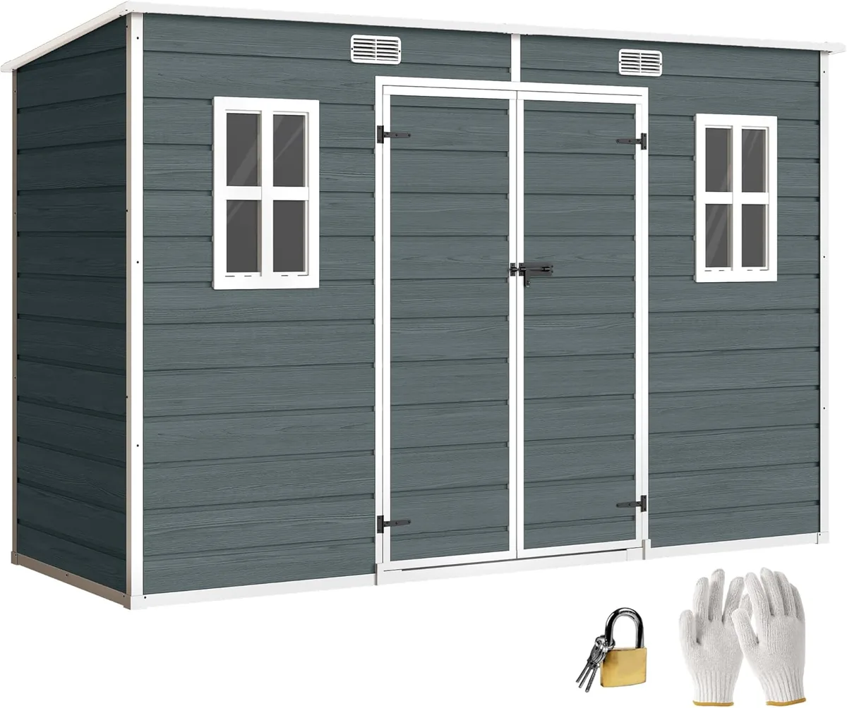 Gerätehaus 3,2m2, Geräteschuppen mit Pultdach…