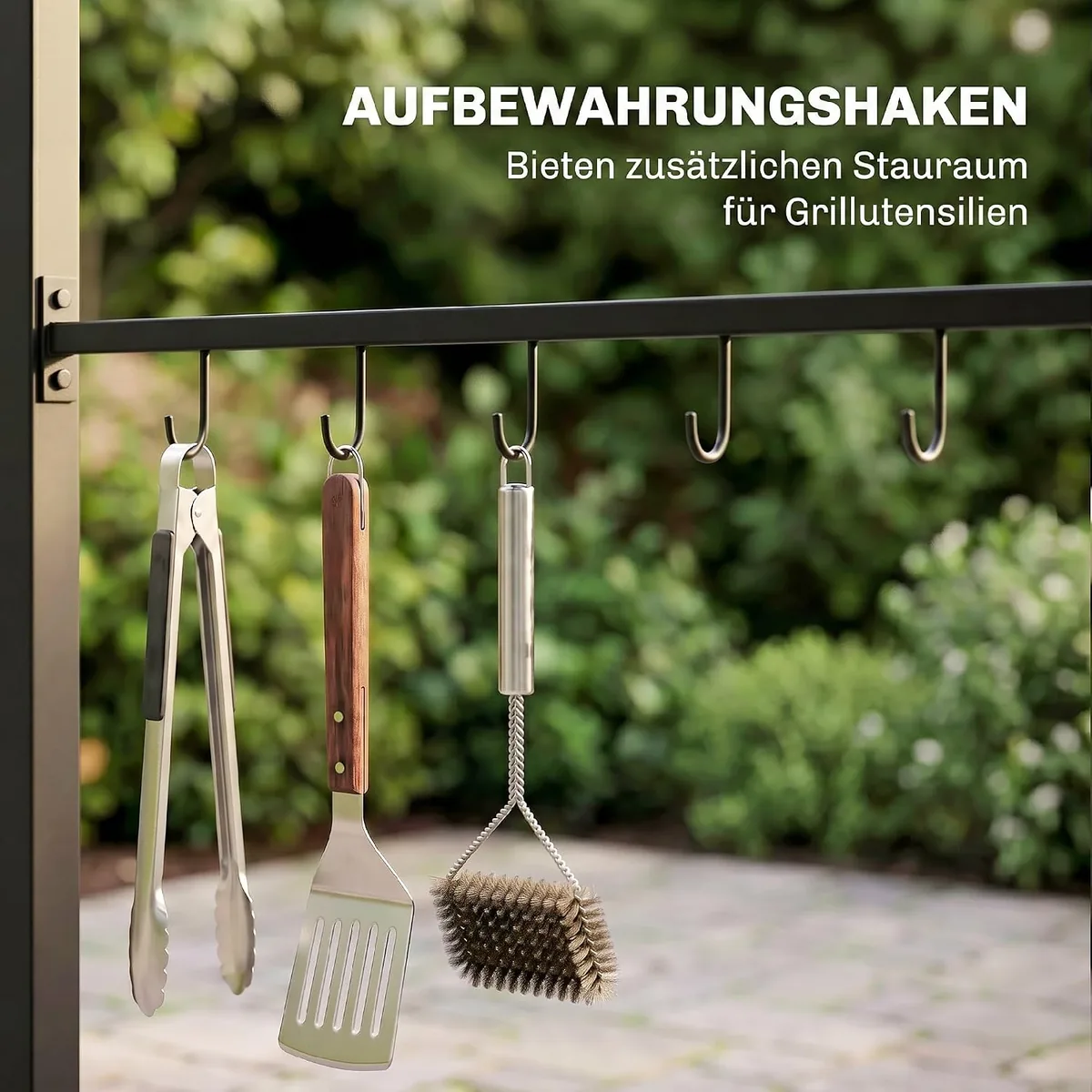 Grillpavillon 215 x 150 x 220 cm Wasserabweisend… — Ansicht 4