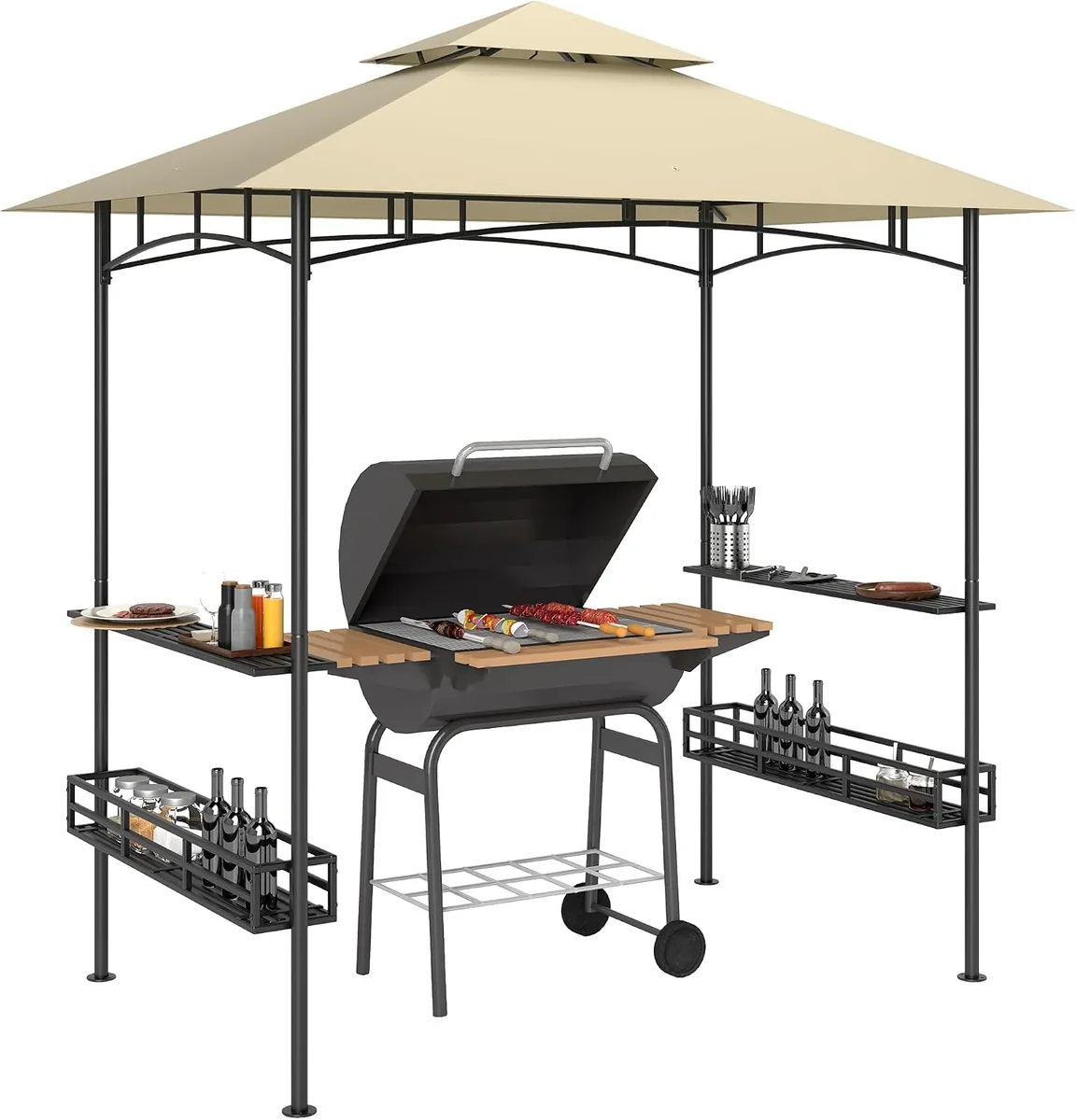 Grillpavillon 240 x 150 x 257 cm wasserdicht flammhemmend…