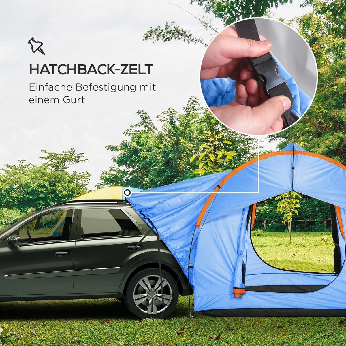 Heckzelt Auto Zelt für 6 Personen, wasserdicht 2000mm… — Ansicht 3