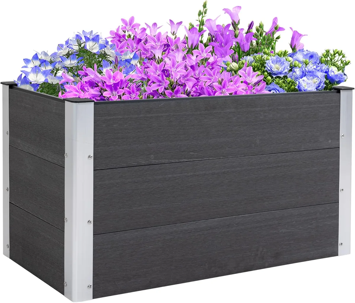 Hochbeet Aluminium, Pflanzbeet Frühbeet Gartenbeet…