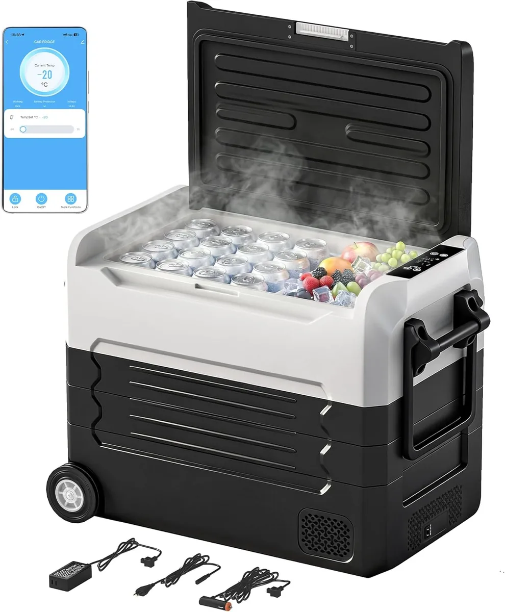 Kompressor Kühlbox 50L -20°C bis 20°C Elektrische Kühlbox…