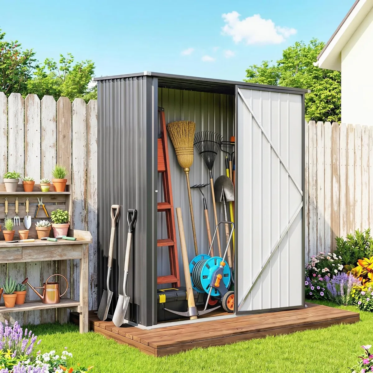Metall Gerätehaus 1,34m2 161,5 x 94,5 x 196cm… — Ansicht 2
