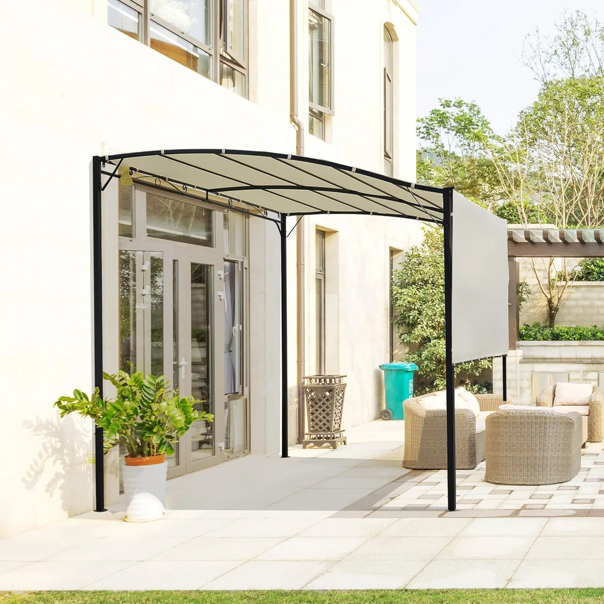 Pavillon Gartenpavillon Markise Sonnenmarkise mit… — Ansicht 2
