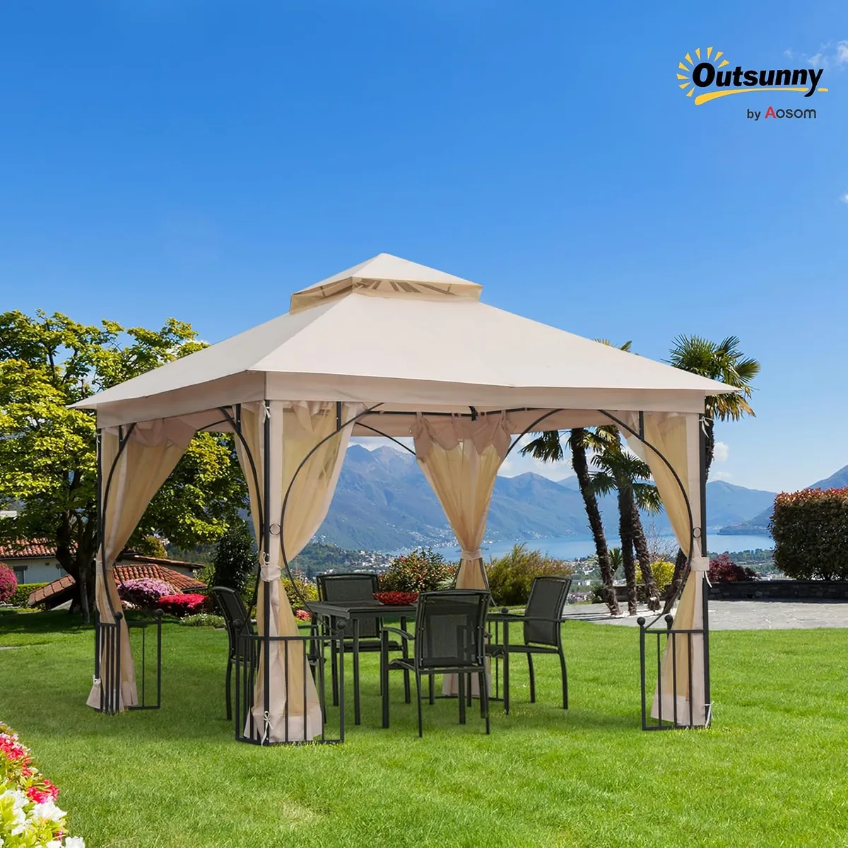 Pavillon Gartenpavillon Partyzelt Gartenzelt Festzelt… — Ansicht 2