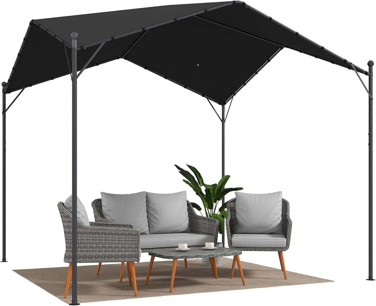 Pergola Pavillon 3x3m Wasserabweisend Stabil Winterfest…