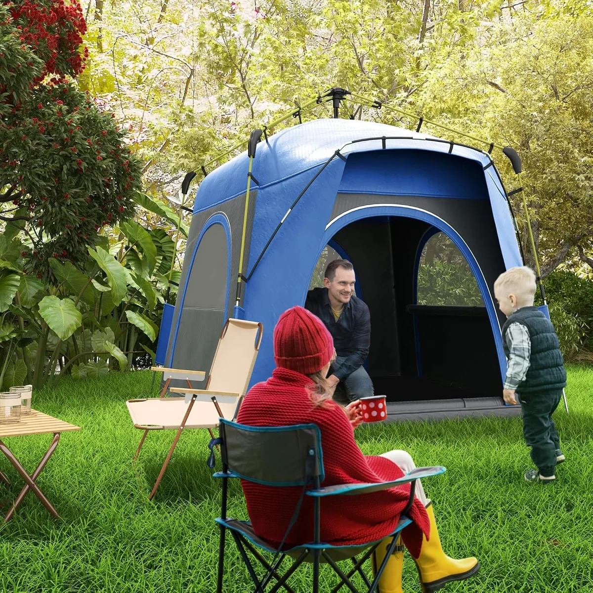 Pop Up Kuppelzelt für 3 Personen UV 50+ Campingzelt mit… — Ansicht 2