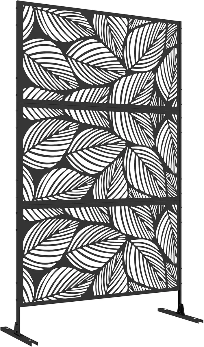 Raumteiler 3-teilig 122 x 198 cm Gartensichtschutz…