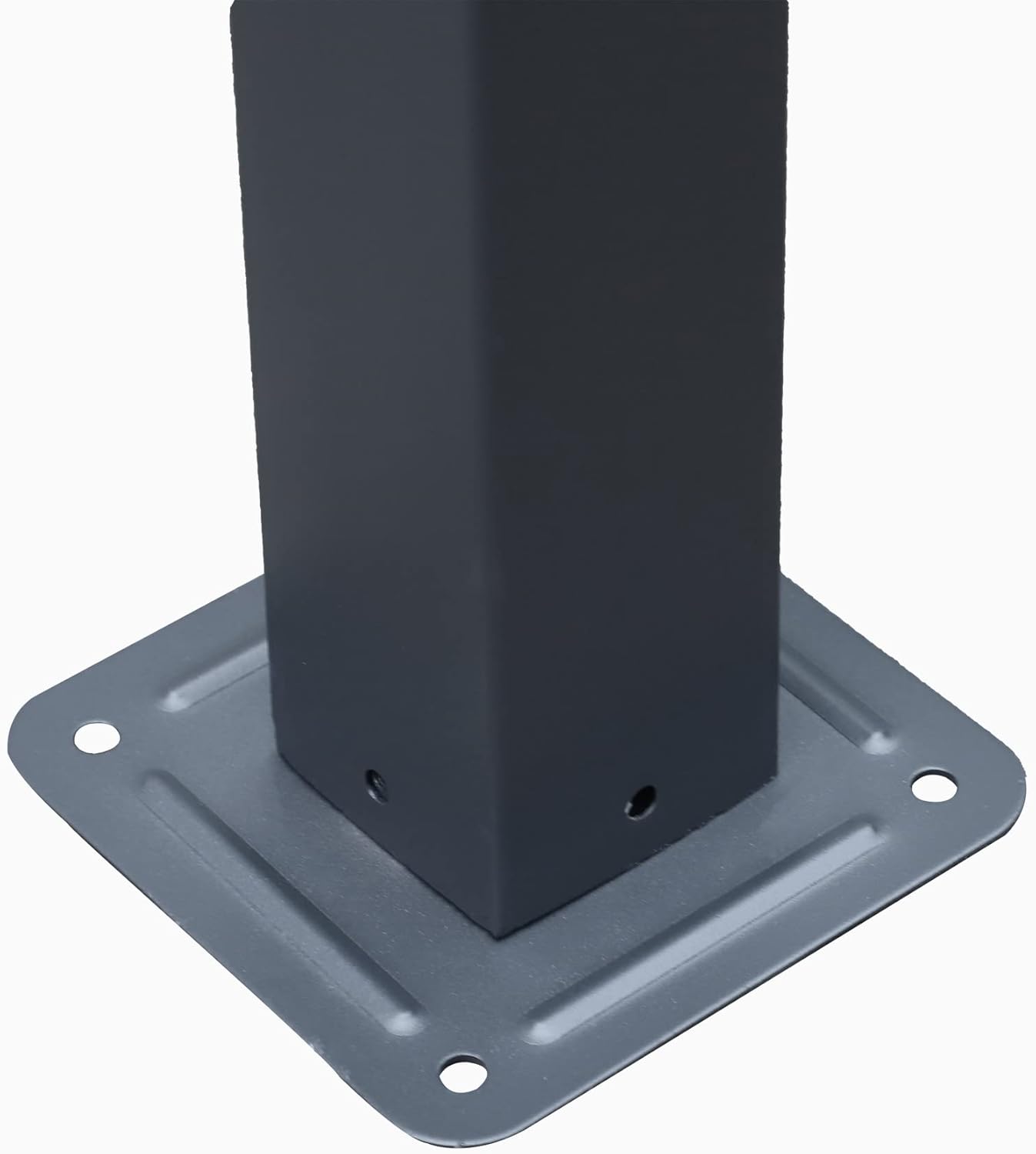 Outsunny Rosenpavillon Pflanzbogen Rosenbogen Rankhilfe Garten Pavillon wetterfest Metall Schwarz 2,97 x 2,95 x 2,3 m — Ansicht 6