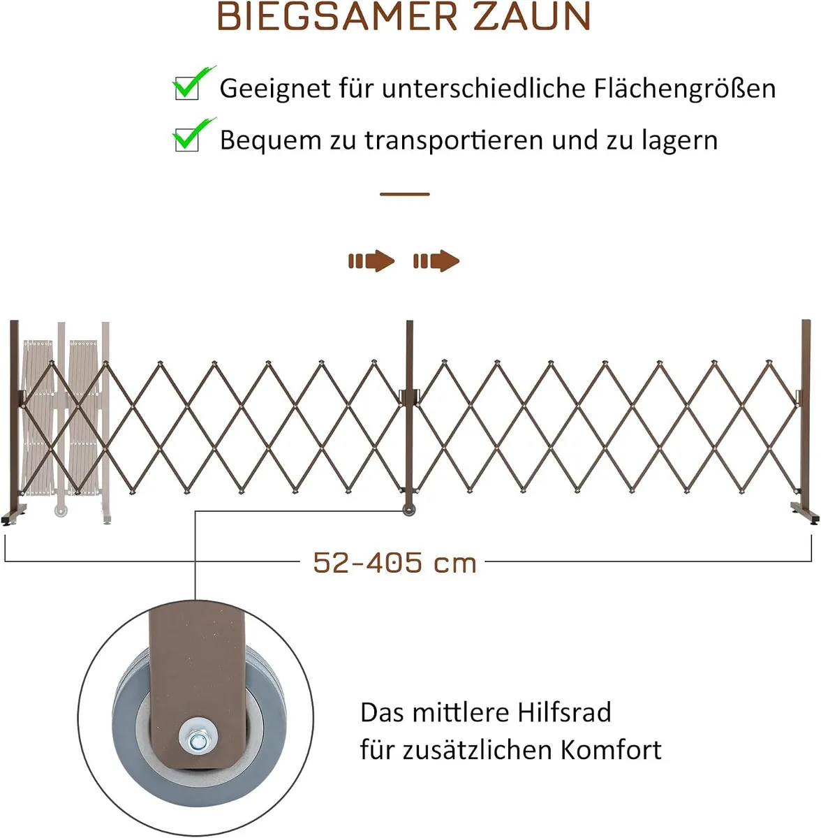 Scherengitter Absperrgitter Scherensperre ausziehbar… — Ansicht 4