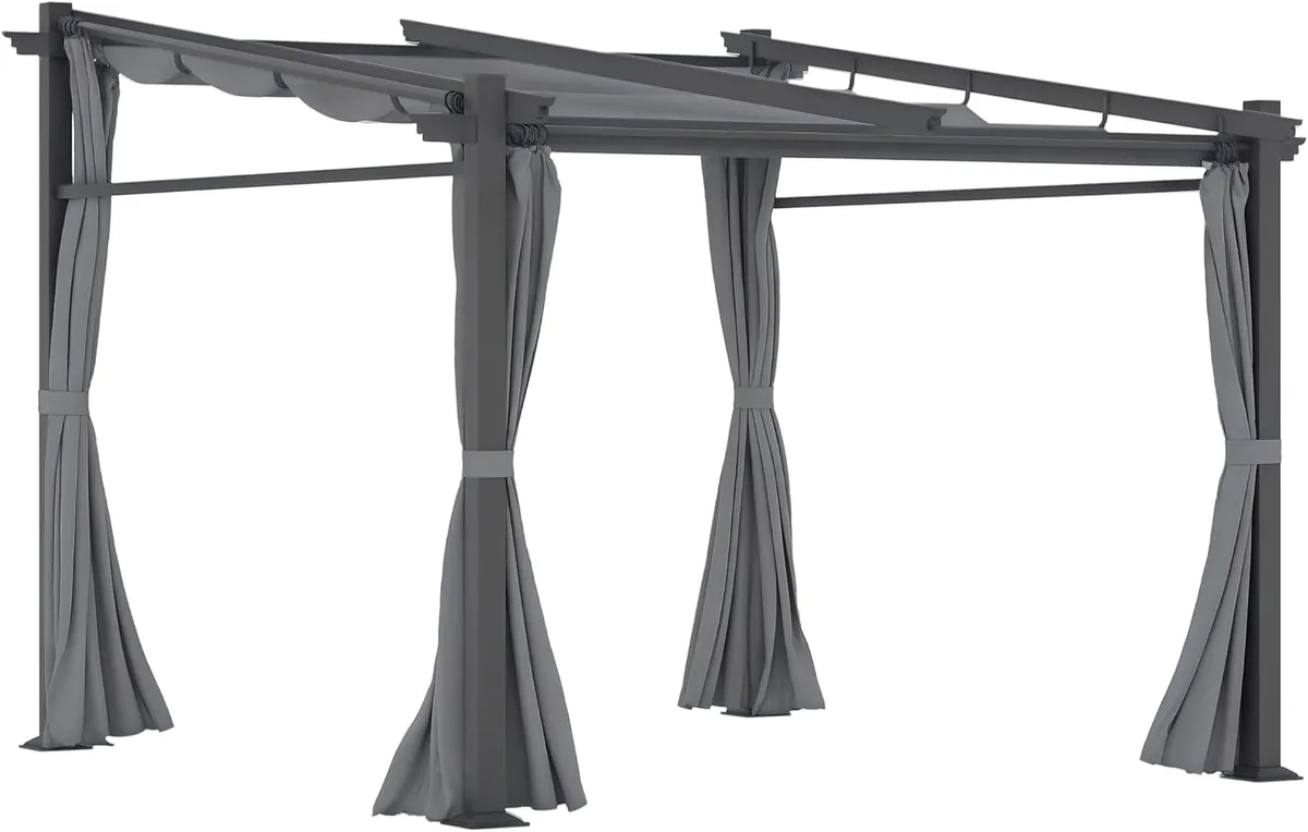 Terrassendach Pergola ca. 3x3m Terrassendachung Garten…